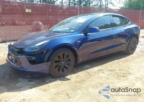 2022 Tesla Model 3 Long Range Dual Motor All-Wheel Drive from USA, damaged, VIN 5YJ3E1EB0NF235067